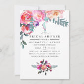 Winter Brautparty Blumenladen Einladung (Vorderseite)