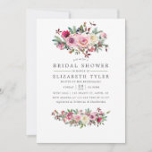 Winter Brautparty Blumenladen Einladung (Vorderseite)