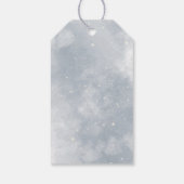 Winter-Brautparty dank Markierung Geschenkanhänger (Rückseite)