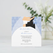 Winter-Brautparty-Einladungen Einladung (Stehend Vorderseite)