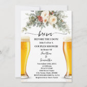 Winter Brews Before I do Couples Shower Einladung (Vorderseite)