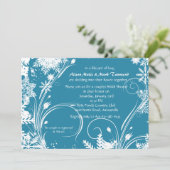 Winter Bridal Dusche Einladung (Stehend Vorderseite)