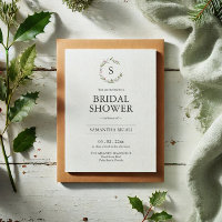 Winter Bridal Shower Invitation with QR Code