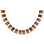 Winter Bride Buffalo Kariertes Party Frohe Weihnac Wimpelkette (Alle)