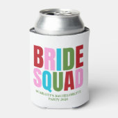 Winter Bride Squad Junggeselinnen-Abschied Dosenkühler (Kanne Vorderseite)