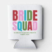 Winter Bride Squad Junggeselinnen-Abschied Dosenkühler (Rückseite)