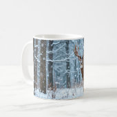 Winter Buck Coffee Tasse (Vorderseite Links)