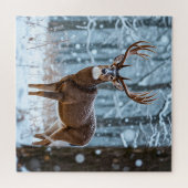 Winter Buck Puzzle (Horizontal)