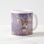 Winter Buck Wildlife Dez Jumbo-Tasse (Vorderseite Rechts)