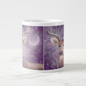 Winter Buck Wildlife Dez Jumbo-Tasse (Vorderseite)
