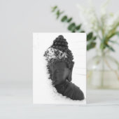 Winter Buddha Postkarte (Stehend Vorderseite)