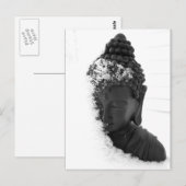 Winter Buddha Postkarte (Vorne/Hinten)