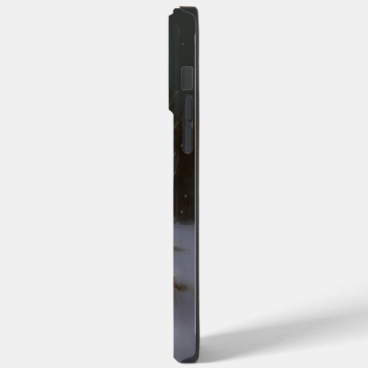 Winter Bulldog Caravan Weihnachtsabenteuer Case-Mate iPhone Hülle (Rückseite / Links)