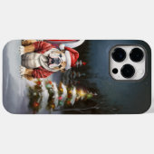 Winter Bulldog Caravan Weihnachtsabenteuer Case-Mate iPhone Hülle (Rückseite (Horizontal))