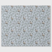 Winter Bunnies Holiday Geschenkpapier (Flach)