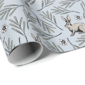 Winter Bunnies Holiday Geschenkpapier (Rolleneckpunkt)