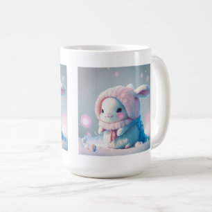 Winter Bunny Classic Tasse, 15 oz Kaffeetasse