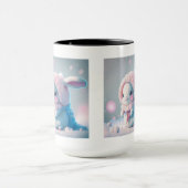 Winter Bunny Combo Tasse, 15 oz Tasse (Zentrum)