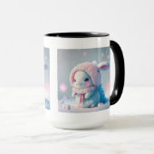 Winter Bunny Combo Tasse, 15 oz Tasse (VorderseiteRechts)