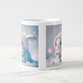 Winter Bunny Jumbo Tasse (Vorderseite)