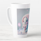 Winter Bunny Latte Tasse (Linke Ecke)