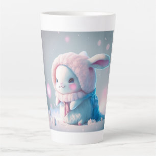 Winter Bunny Latte Tasse