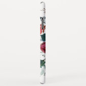 Winter Burgund Peony Rose Pine Bouquet Case-Mate iPhone Hülle (Hinten/Rechts)