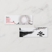 Winter Business Card Mini Visitenkarte (Vorne/Hinten)