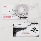 Winter Business Card Visitenkarte (Vorne/Hinten)