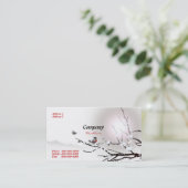 Winter Business Card Visitenkarte (Stehend Vorderseite)