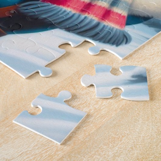 Winter Button-up Girl Puzzle (Seite)