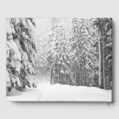 Winter Cabin Airbnb Ferienvermietung Gästebuch (Rückseite)