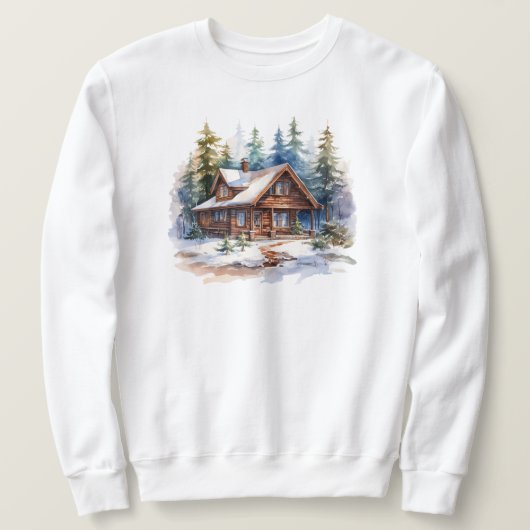 Winter Cabin Sweatshirt (Design vorne)