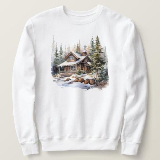 Winter Cabin Sweatshirt (Design vorne)