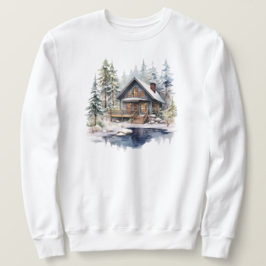 Winter Cabin Sweatshirt (Design vorne)