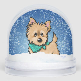 Winter Cairn Terrier Christmas Art Schneekugeln