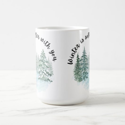 Winter Calm Mug — Cold Days by Magy Soulhart Kaffeetasse (Mittel)