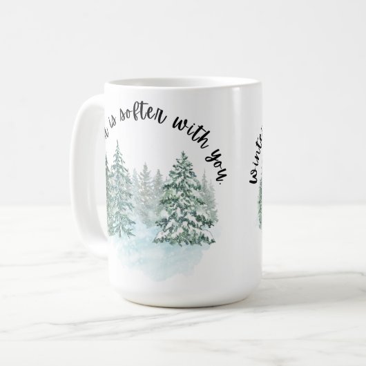 Winter Calm Mug — Cold Days by Magy Soulhart Kaffeetasse (Vorderseite Links)