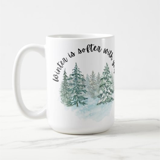 Winter Calm Mug — Cold Days by Magy Soulhart Kaffeetasse (Links)