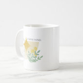 Winter Calm Mug — Cold Days & Warm Mind | Cozy Min Kaffeetasse (Vorderseite Links)