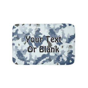 Winter Camouflage Badematte