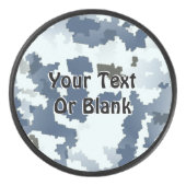 Winter Camouflage Eishockey Puck (Vorderseite)
