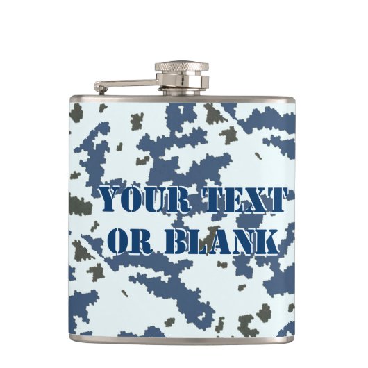 Winter Camouflage Flachmann (Vorderseite)