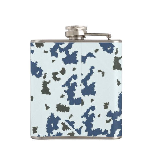 Winter Camouflage Flachmann (Rückseite)