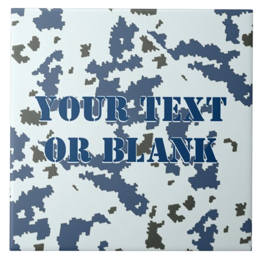 Winter Camouflage Fliese (Vorderseite)