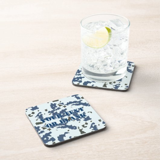 Winter Camouflage Getränkeuntersetzer (Rechte Seite)