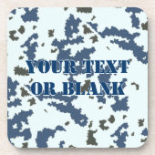 Winter Camouflage Getränkeuntersetzer (Vorderseite)