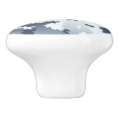 Winter Camouflage Keramikknauf (Seitenansicht)