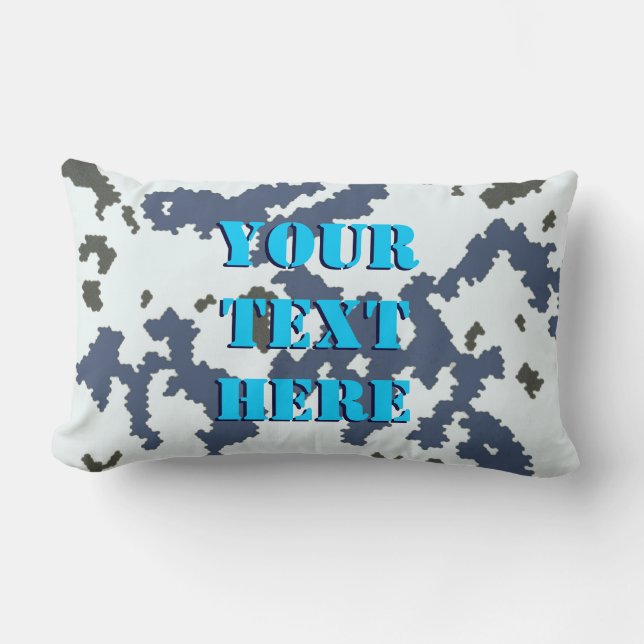 Winter Camouflage Lendenkissen (Vorderseite)