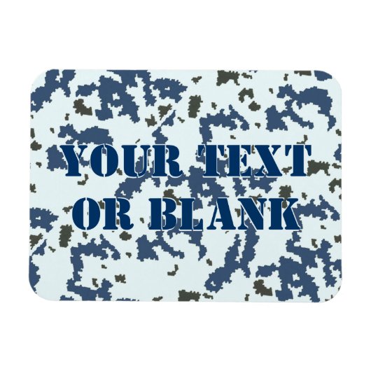 Winter Camouflage Magnet (Horizontal)